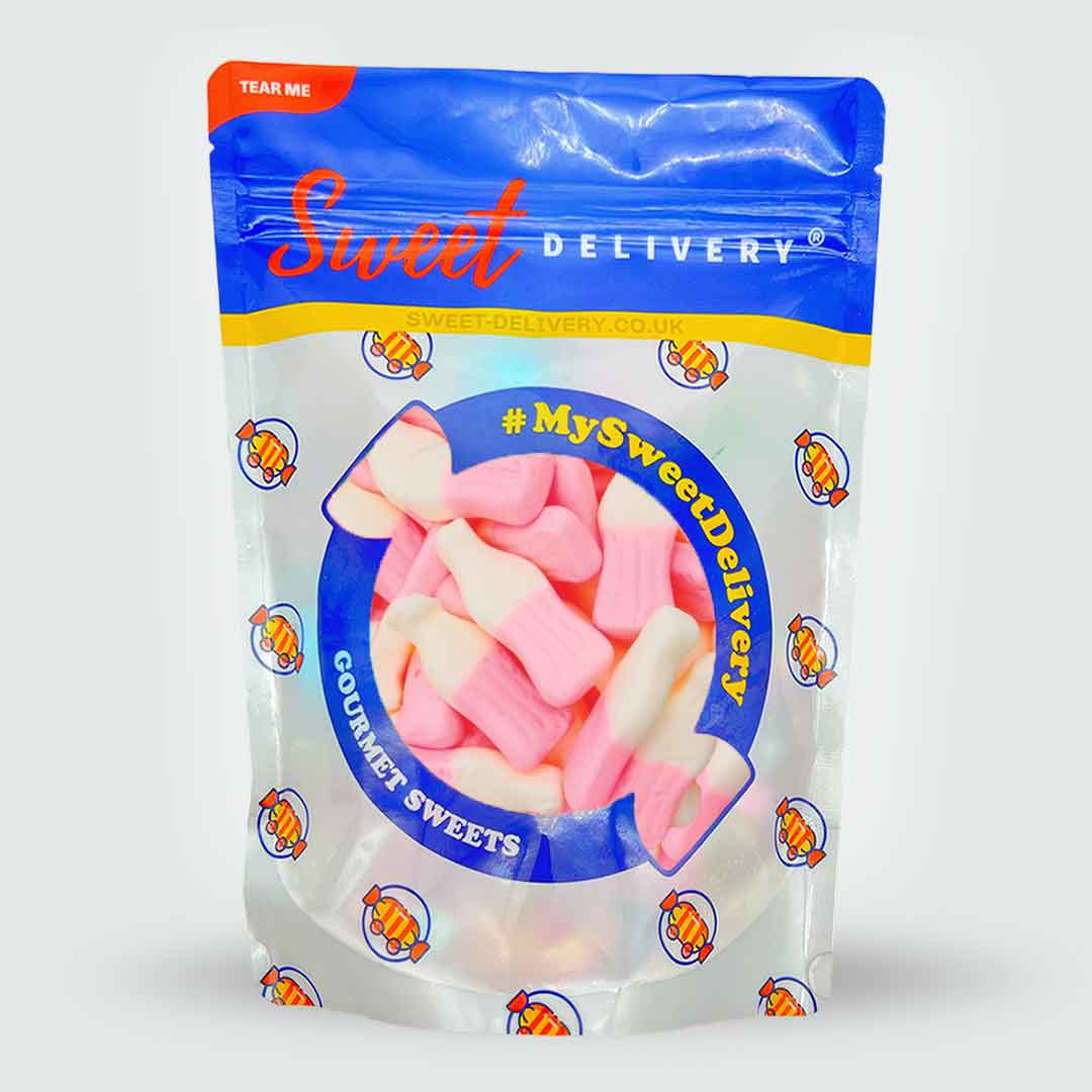 Strawberry Milkshake Bottles
