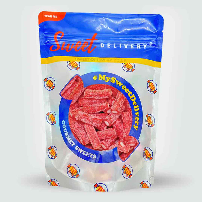 Fizzy Strawberry Pencil Bites