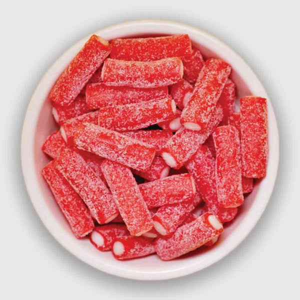 Fizzy Strawberry Pencil Bites