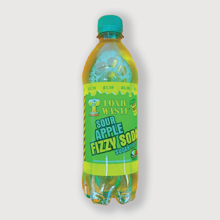 Toxic Waste Sour Apple Fizzy Soda 500ml