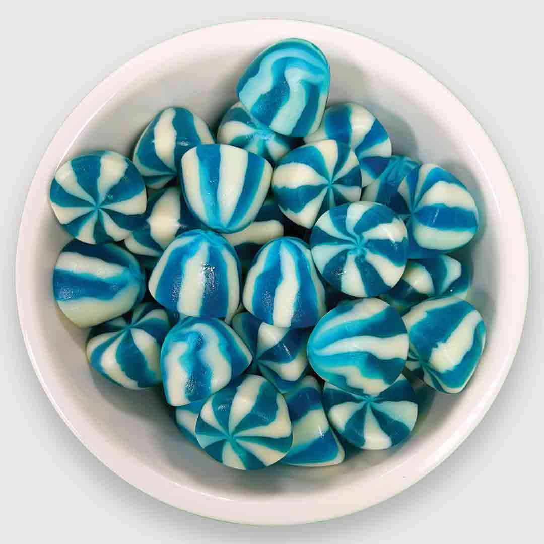 Blue Raspberry Twist Kisses