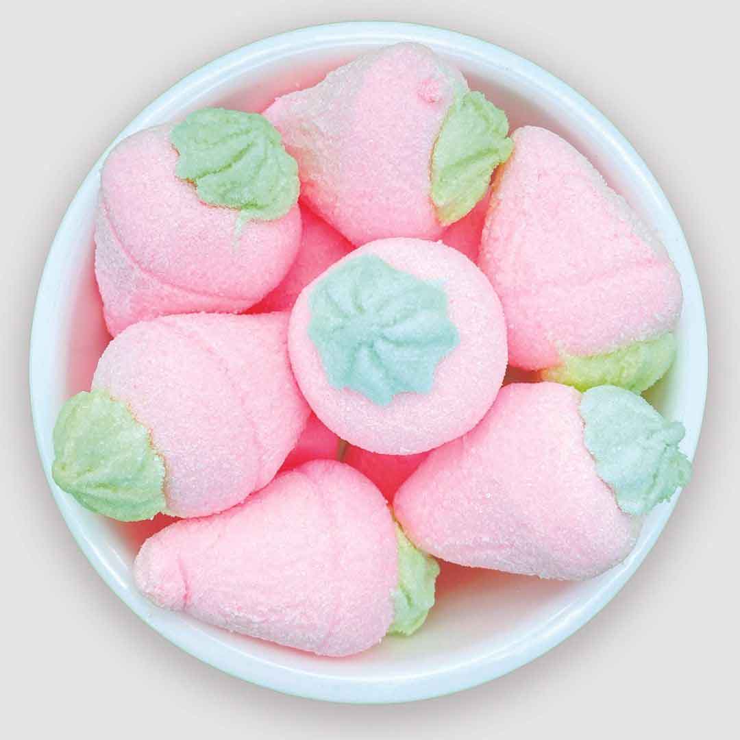 Jelly Filled Marshmallow Strawberries